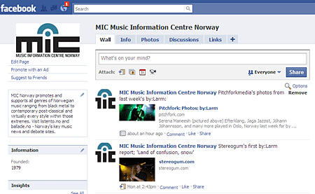  MICnorway Facebook screenshot 